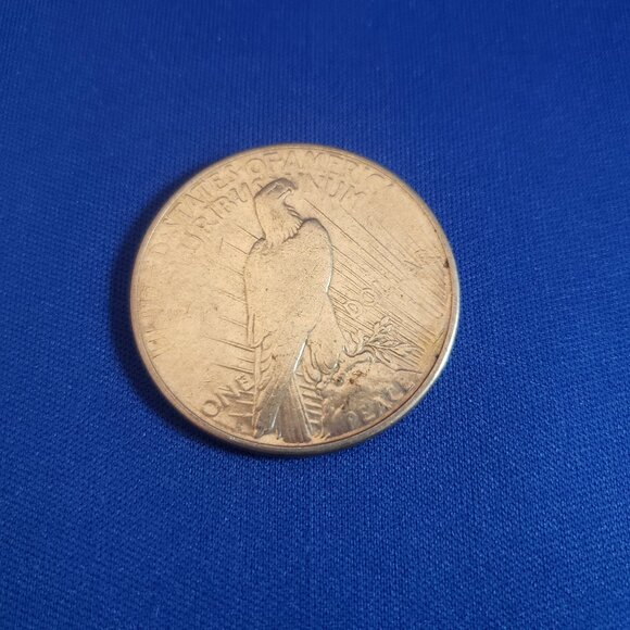 1923 Peace Silver Dollar Coin -San Francisco Mint 1923S-BE - Picture 3 of 4